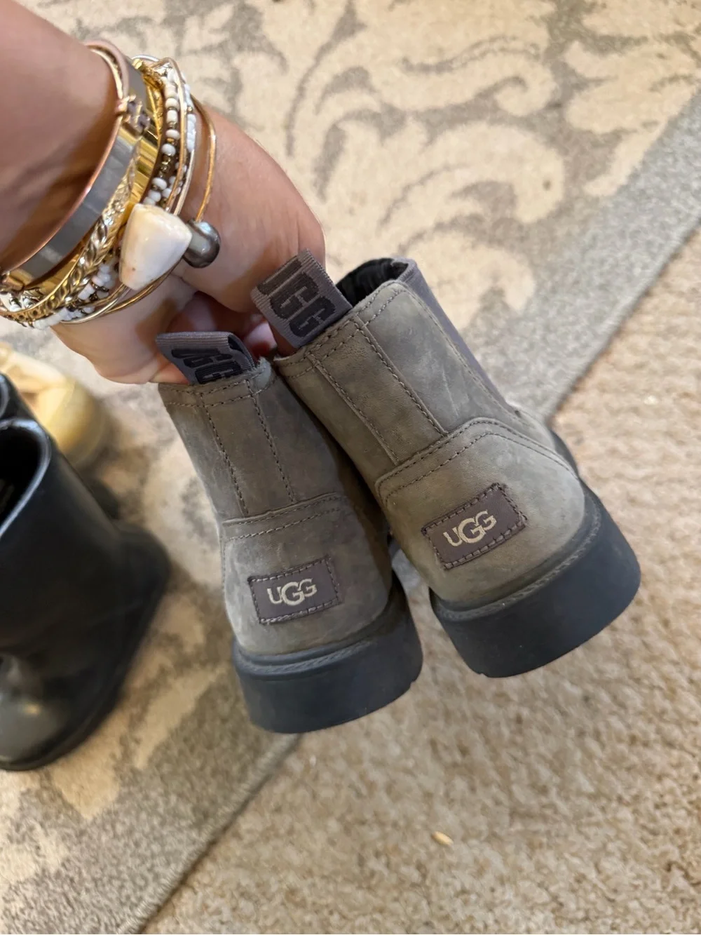 UGG Kids Grey Chelsea Boots